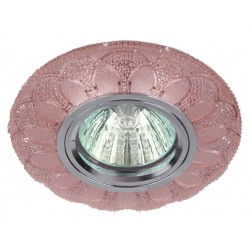 Светильник ЭРА DK LD5 PK/WH декоративный со светодиодной подсветкой MR16, розовый 