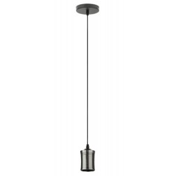 Светильник подвесной ЭРА PL13 E27 - 2 PB, цоколь Е27, провод 1 м, цвет жемчужно-черный 