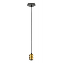 Светильник подвесной ЭРА PL13 E27 - 3 GB, цоколь Е27, провод 1 м, цвет медь 