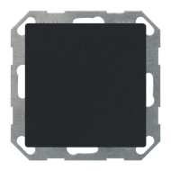 Выключатель IP44 Gira E2 Черный матовый (в сборе) 