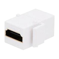 Коннектор видео HDMI, контакты с золотым напыленим Fede Белый 