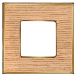 Рамка 1-ная Fede Vintage Wood, oak-bright gold 