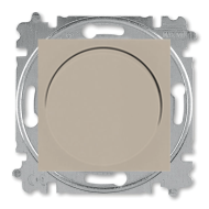 Светорегулятор поворотный 600 Вт ABB Levit Кофе макиато/Белый (в сборе) 