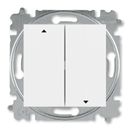 Выключатель для рольставней ABB Levit Белый/Белый (в сборе) 