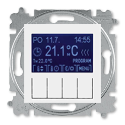 Терморегулятор электронный ABB Levit Белый/Белый (в сборе) 