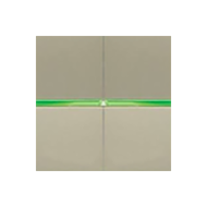 Переключатель двухклавишный (проходной) с подсветкой ABB Zenit Шампань (в сборе) 