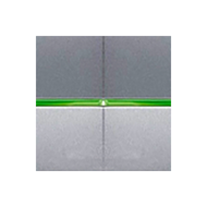 Переключатель двухклавишный (проходной) с подсветкой ABB Zenit Серебряный (в сборе) 