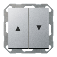 Выключатель для рольставней Gira ClassiX Art Алюминий (в сборе) 