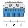 Клеммник самозажимной ABB N8x4+2x25 мм ZK82B 