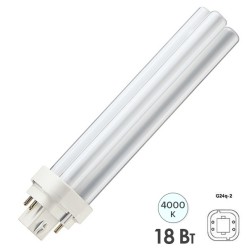 Лампа Philips MASTER PL-C 18W/840/4P G24q-2 холодно-белая 