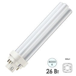Лампа Philips MASTER PL-C 26W/840/4P G24q-3 холодно-белая 