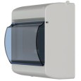 Бокс КМПн 2/6 на 6 модулей накладной пластиковый с прозрачной дверкой ИЭК 