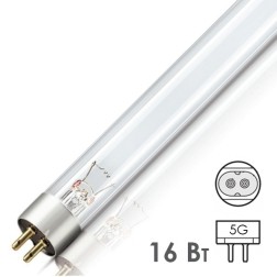 Лампа бактерицидная Philips TUV G16 T5 16W G5 L288mm специальная безозоновая (871150063869427) 