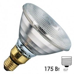 Лампа инфракрасная Philips PAR38 IR 175W E27 прозрачная 