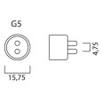 Люминесцентная лампа T5 Osram L 6W/640 G5 