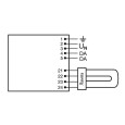 ЭПРА Osram QTi DALI-T/E 1x18-57 DIM диммируемый для компактных люминесцентных ламп 