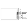 ЭПРА Osram QT-M 2x26-42 S для компактных люминесцентных ламп 