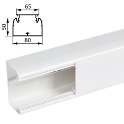 Кабель-канал Legrand DLP 80x50 с крышкой 65мм (кабельный короб) 