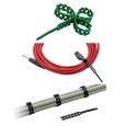 Многоразовая кабельная стяжка Schneider Electric RAPSTRAP 10х300мм зеленая (упак.24шт) 