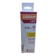 Лампа светодиодная свеча Osram LED CLAS B FR 40 5,4W/827 240° 470lm 220V E14 