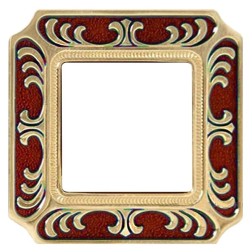 Рамка 1-ная Siena Smalto Italiano Fede Ruby Red 