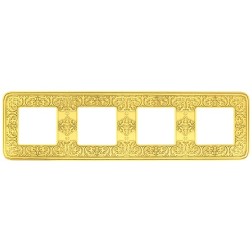 Рамка 4-ная Fede EMPORIO, bright gold 