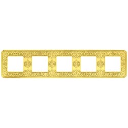 Рамка 5-ная Fede EMPORIO, bright gold 