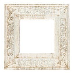 Рамка 1-ная GRANADA Fede, white decape 