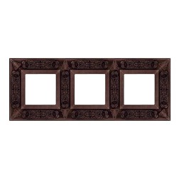Рамка 3-ная GRANADA Fede, copper 