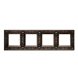 Рамка 4-ная GRANADA Fede, Antique silver 