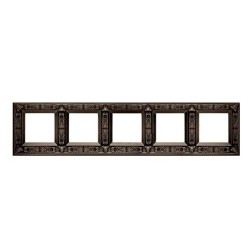 Рамка 5-ная GRANADA Fede, Antique silver 