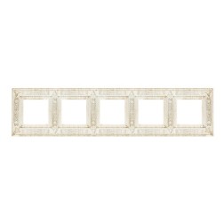 Рамка 5-ная GRANADA Fede, white decape 