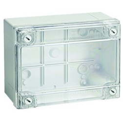 Коробка ответвительная с гладкими стенками DKC Express IP56, 380х300х120мм c прозрачной крышкой 