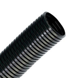 Труба гофрированная DKC DN29mm, ПВ-2, D вн 28,3mm, D нар 34,5mm, полиамид 6, цвет черный [бухта 25m] 