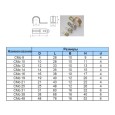 Скоба металлическая однолапковая 8-9мм [уп. 100шт] (СМО 8-9) 