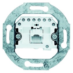 Розетка телефонная ABB 1хRJ11/12/45 кат.3 (0213-507) 