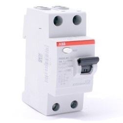 УЗО ABB FH202 AC-25/0,03 2-х полюсное тип AC 25A 30mA 2 модуля 