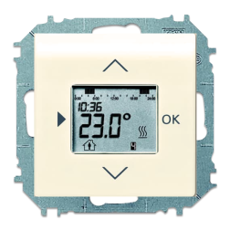 Терморегулятор электронный ABB Impuls Слоновая кость (в сборе) (бежевый) 