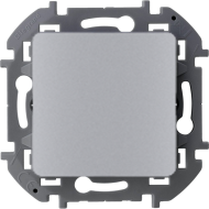 Выключатель IP44 Legrand Inspiria Алюминий (в сборе) 
