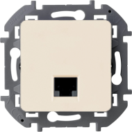 Розетка телефонная 1xRJ11 Legrand Inspiria Слоновая кость (в сборе) (бежевый) 