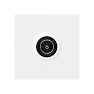 Розетка TV проходная Legrand Mosaic Белый (в сборе) 