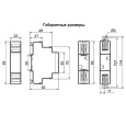 Реле времени РВО-П3-22 многофункциональное от 0,01с до 166,5ч 8А 2ПК АСDC24/AC230 на DIN-рейку 