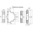 Трехфазное реле контроля напряжения/перекоса/обрыва/чередования фаз ЕЛ-11М-15 АС400В 2НЗ на DIN 