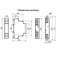 Реле контроля фаз РКФ-М08-1-15 AC 400В УХЛ4 с контролем сопротивления изоляции R>500 кОм 