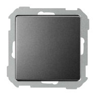 Светорегулятор кнопочный 500 Вт Simon Simon 82 Concept Титан матовый (в сборе) 