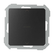 Выключатель для рольставней Simon Simon 82 Concept Черный матовый (в сборе) 