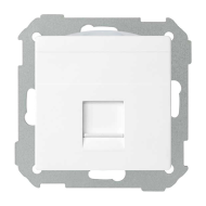 Розетка компьютерная 1xRJ45 UTP 6 категории Simon Detail select Белый (в сборе) 