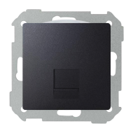 Розетка компьютерная 1xRJ45 UTP 6 категории Simon Detail select Графит (в сборе) 