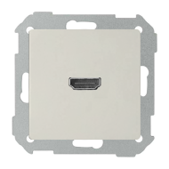 Розетка HDMI Simon Simon 82 Слоновая кость (в сборе) 