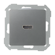 Розетка HDMI Simon Simon 82 Nature Алюминий (в сборе) 